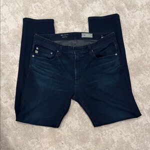 AG Adriano Goldschmied Men's Deep Indigo Slim Jeans